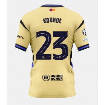 Barcelona Jules Kounde #23 Maglia Gara Trasferta Repliche 2025-26 Maniche Corte